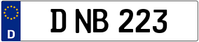 Truck License Plate